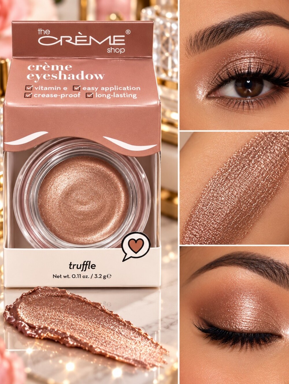 The Creme Shop Truffle Shimmer Cream Eyeshadow